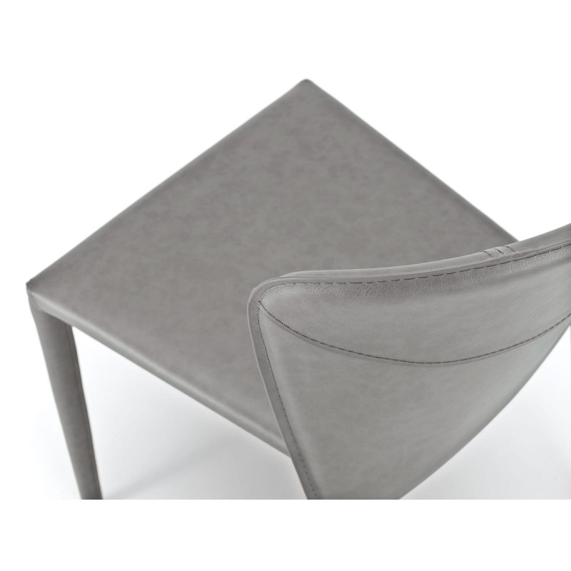 Set di 4 Sedie in similcuoio Break 49cm X 56cm H 82cm Stones