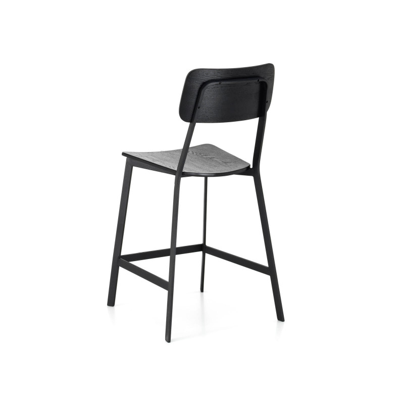 Set di 2 Sgabelli in legno Woody 51cm X 51.5cm H 97cm Stones