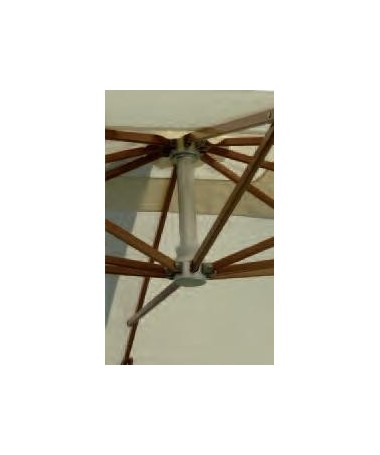 Zoom Ombrellone palo laterale Fibrasol wood Made in Italy - 300 x 400 cm