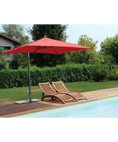 Ombrellone palo laterale Kronos Made in Italy - 260 x 260 cm