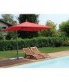 Ombrellone palo laterale Kronos Made in Italy - 260 x 260 cm