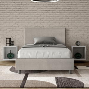 Zoom Letto imbottito 1 piazza e mezza 120x200 cm tessuto Labirinto Adele