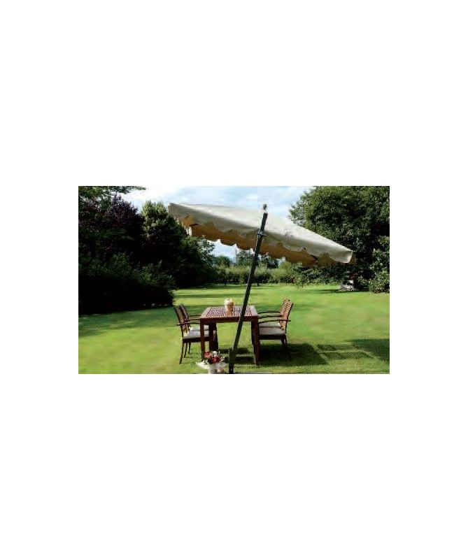 Ombrellone palo laterale Allegro Made in Italy - 250 x 250 cm