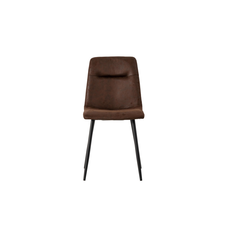 Set di 4 SEDIe IN SIMILPELLE Lea 48.5cm X 49cm H 88cm Stones