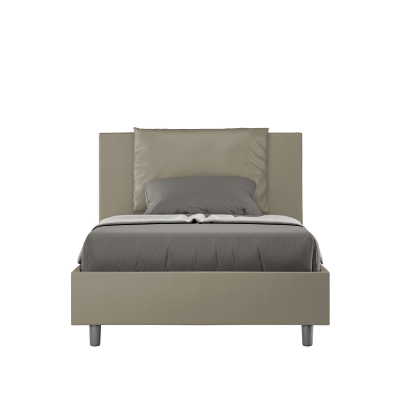 Letto imbottito 1 piazza e mezza 120x190 cm Antea