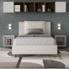 Letto imbottito 1 piazza e mezza 120x190 cm Antea