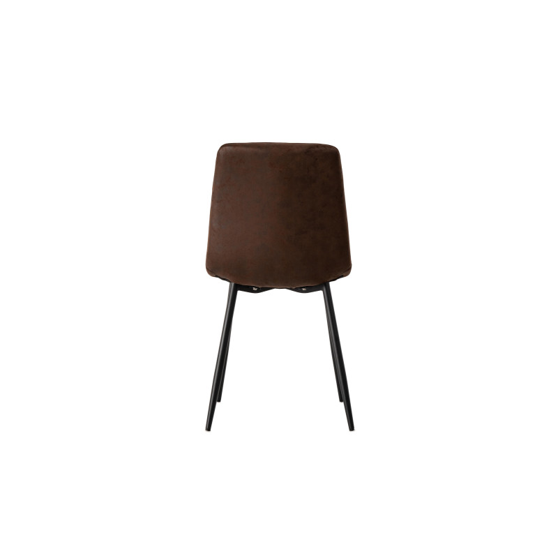 Set di 4 SEDIe IN SIMILPELLE Lea 48.5cm X 49cm H 88cm Stones
