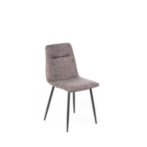 Set di 4 SEDIe IN SIMILPELLE Lea 48.5cm X 49cm H 88cm Stones