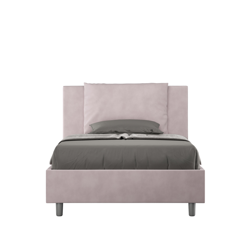 Letto imbottito 1 piazza e mezza 120x190 cm Antea