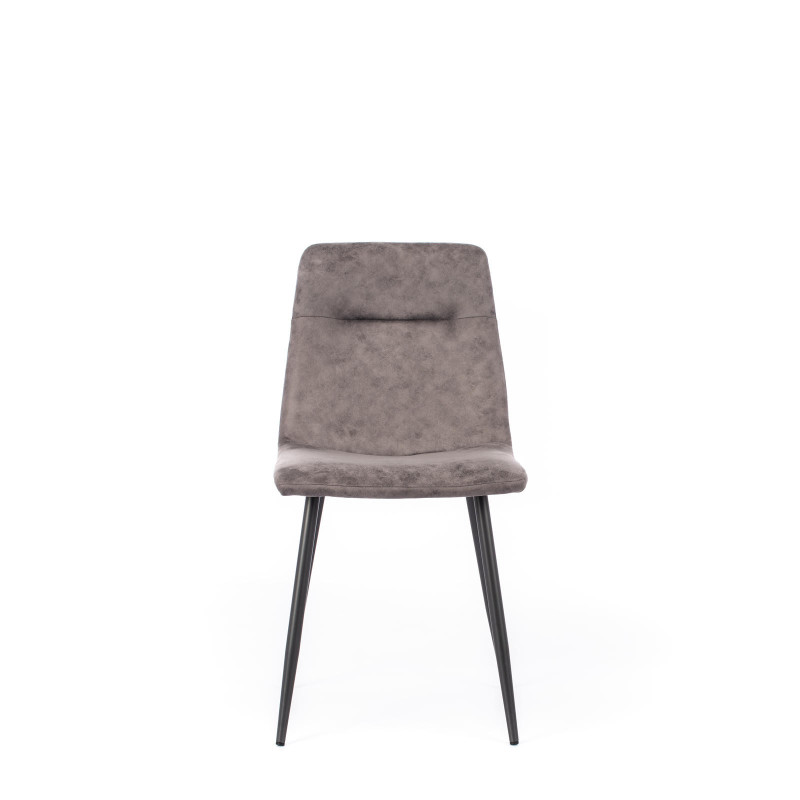 Set di 4 SEDIe IN SIMILPELLE Lea 48.5cm X 49cm H 88cm Stones