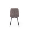 Set di 4 SEDIe IN SIMILPELLE Lea 48.5cm X 49cm H 88cm Stones