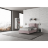 Letto imbottito 1 piazza e mezza 120x190 cm Antea