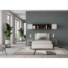 Letto imbottito 1 piazza e mezza 120x210 cm Antea