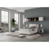 Letto imbottito 1 piazza e mezza 120x210 cm Antea