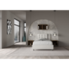 Letto imbottito 1 piazza e mezza 120x210 cm Annalisa