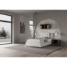 Letto imbottito 1 piazza e mezza 120x210 cm Annalisa