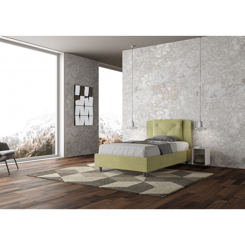 Letto imbottito 1 piazza e mezza 120x190 cm Appia