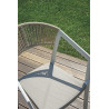 Sedia Cagliari contract alluminio bianco Moia outdoor design