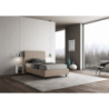 Letto imbottito 1 piazza e mezza 120x190 cm Sunny
