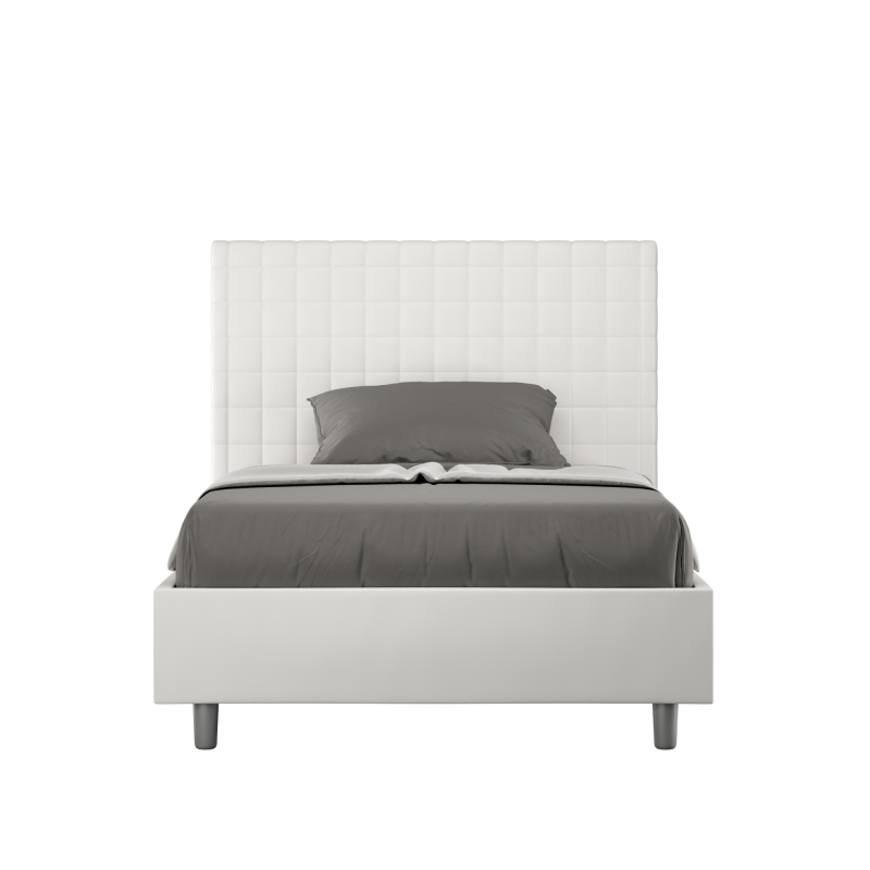 Letto imbottito 1 piazza e mezza 120x190 cm Sunny