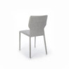 Set di 2 Sedie in similcuoio Kim 56cm X 44cm H 86.5cm Stones