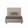 Letto imbottito 1 piazza e mezza 120x190 cm Priya