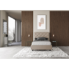 Letto imbottito 1 piazza e mezza 120x190 cm Priya