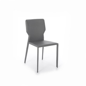Zoom Sedia in similcuoio Kim 56cm X 44cm H 86.5cm Stones
