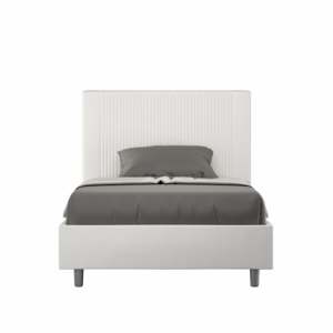 Letto imbottito 1 piazza e mezza 120x190 cm Goya
