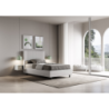 Letto imbottito 1 piazza e mezza 120x190 cm Goya