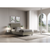 Letto imbottito 1 piazza e mezza 120x190 cm Goya