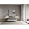 Letto imbottito 1 piazza e mezza 120x190 cm Goya