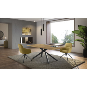 Tavolo Allungabile 200/300 x 100 cm Spike 100cm X 200/300cm H 76cm Stones