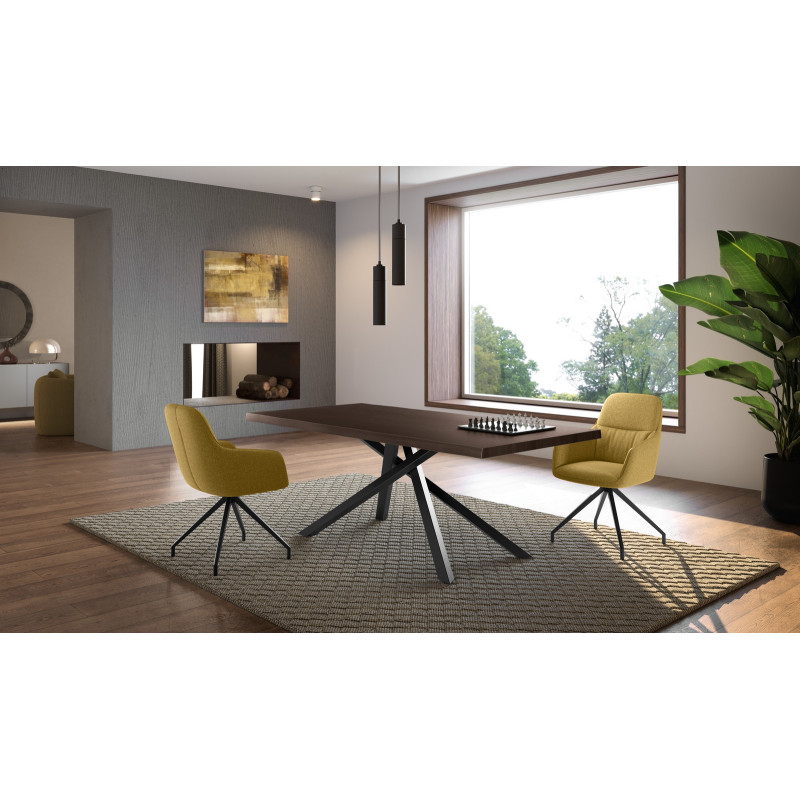 Tavolo Fisso 200 x 76 H cm Spike 100cm X 200cm H 76cm Stones