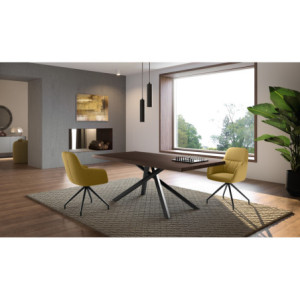 Tavolo Fisso 160 x 76 H cm Spike 90cm X 160cm H 76cm Stones
