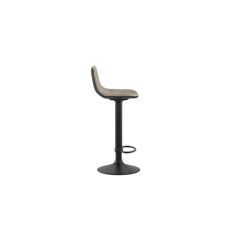 Set di 2 Sgabelli in microfibra Teo 39cm X 45cm H 86/102cm Stones
