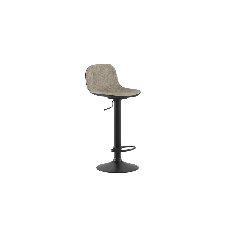 Set di 2 Sgabelli in microfibra Teo 39cm X 45cm H 86/102cm Stones