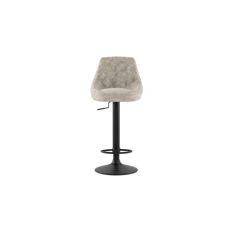 Set di 2 Sgabelli in microfibra Max 45cm X 50cm H 84/100cm Stones