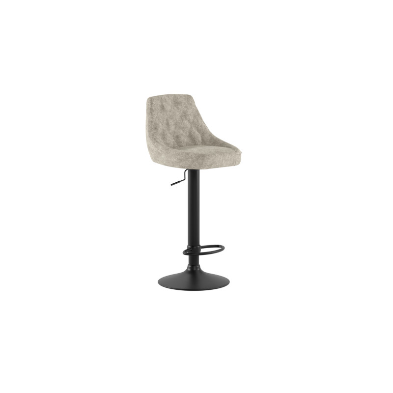 Set di 2 Sgabelli in microfibra Max 45cm X 50cm H 84/100cm Stones