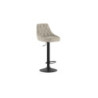 Set di 2 Sgabelli in microfibra Max 45cm X 50cm H 84/100cm Stones