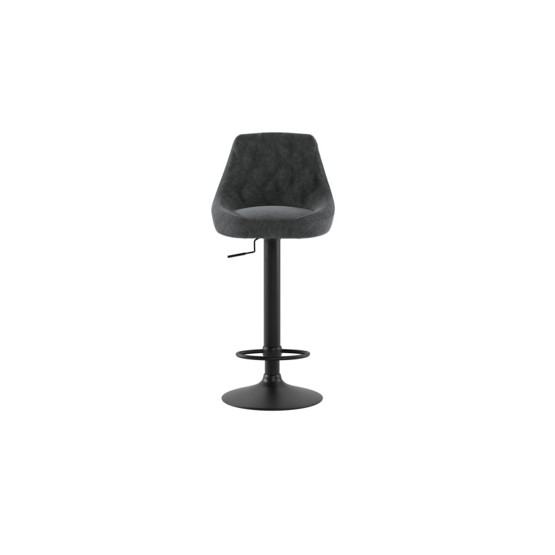 Set di 2 Sgabelli in microfibra Max 45cm X 50cm H 84/100cm Stones