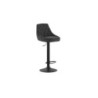Set di 2 Sgabelli in microfibra Max 45cm X 50cm H 84/100cm Stones