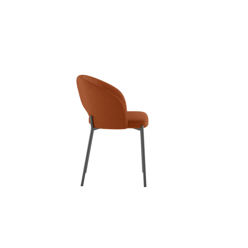 Set di 2 Sedie in Tessuto Greta 52cm X 55.5cm H 78.5cm Stones