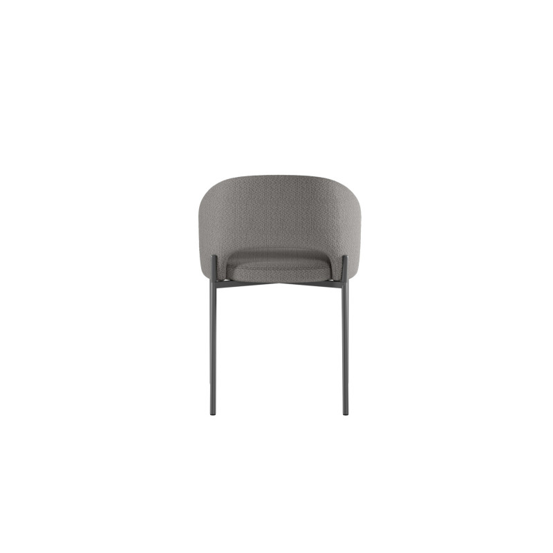 Set di 2 Sedie in tessuto Greta 52cm X 55.5cm H 78.5cm Stones