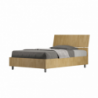 Letto 1 piazza e mezza 120x190 cm testata inclinata Demas