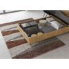 Letto 1 piazza e mezza 120x190 cm testata inclinata Demas