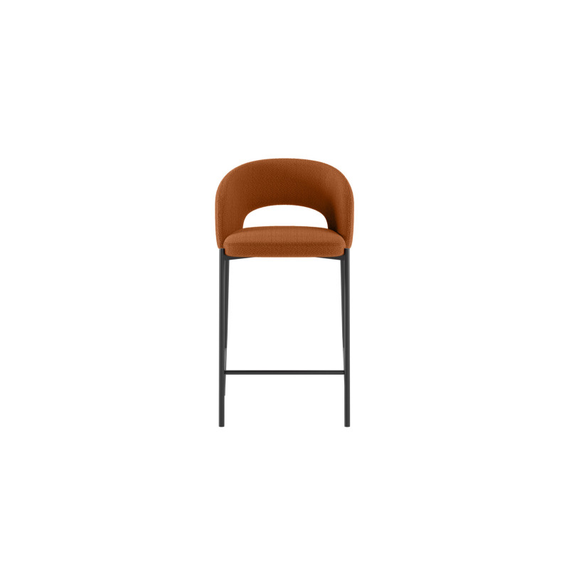 Set di 2 Sgabelli in Tessuto Greta 52 x 50 x 89 cm Stones