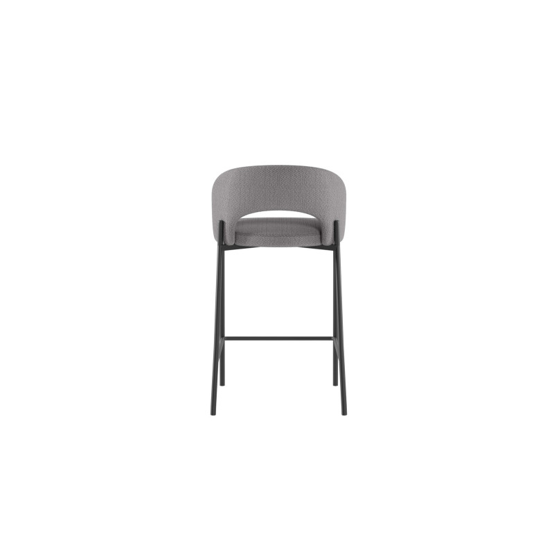 Set di 2 Sgabelli in tessuto Greta 50cm X 52cm H 89cm Stones