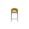 Set di 2 Sgabelli in tessuto Greta 52 x 50 x 89 cm Stones