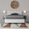 Letto 1 piazza e mezza 120x190 cm testata inclinata con doghe Ankel